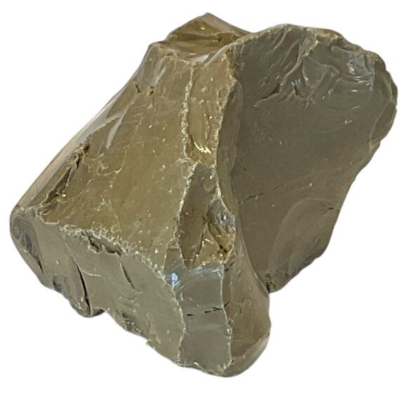 Gray Opaque Art Glass Cullet Slag Glass #5XL27 - Picture 4 of 6